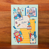Thousand Skies - Journal and Craft Postcard

A playful and colorful illustration to brighten someone's day.

• 4 in x 6 in postcard
• Matte finish
• Heavy Cardstock

Please consider that monitor calibrations are all different. The color you see might slightly differ from the photo.

Design ©Thousand Skies