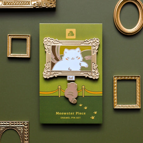 The pin size is roughly .75-1" inch, each set comes with two pins.

The pins have butterfly clutches to make them extra secure. You pin them to your jacket, fabric bag, or hat. The pins will be mailed in a padded envelope for additional protection.

Please consider monitor calibrations are all different. The color you see might slightly differ from the photo.&nbsp;

Design © Thousand Skies