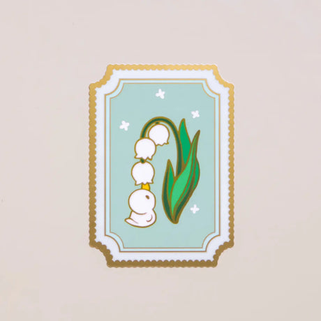 Thousand Skies Holographic Vinyl Sticker - Lily of the Valley Duckie