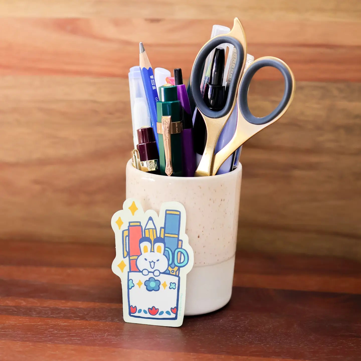 Thousand Skies Holographic Vinyl Sticker - Pen Holder Stickers