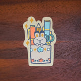 Thousand Skies Holographic Vinyl Sticker - Pen Holder