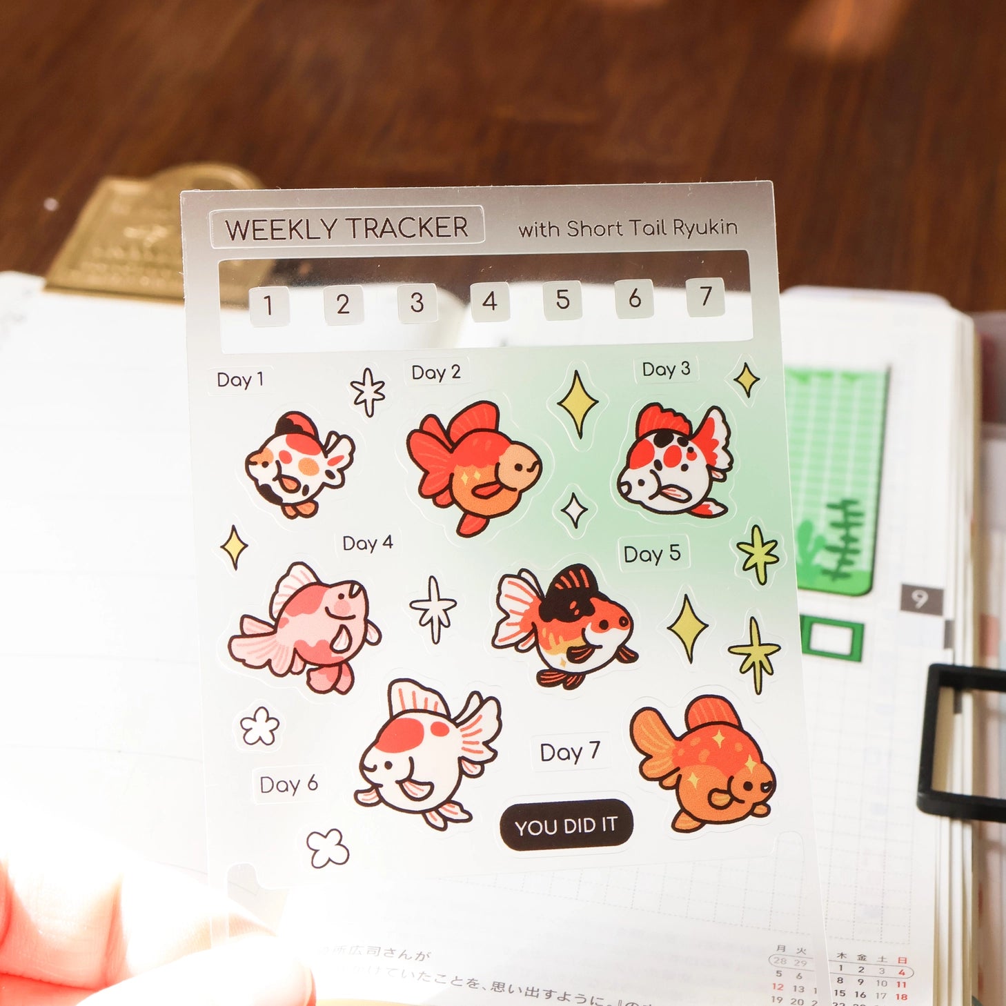Cute decorative stickers for your journal and stationery collection!

Clear
Sticker Sheet: 6 x 3 inches
Sticker Sheet Package: 7 x 3 inches