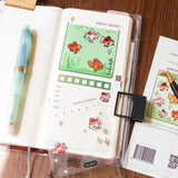 Cute decorative stickers for your journal and stationery collection!

Clear
Sticker Sheet: 6 x 3 inches
Sticker Sheet Package: 7 x 3 inches