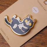 Thousand Skies Tuxedo Cat Enamel Pin

This bigger than your average size pin measures 1.5" in width.

Each pin has two butterfly clasps to make it extra secure when pining it onto your jacket, fabric bag, or hat.

Please consider that monitor calibrations are all different. The color you see might slightly differ from the photo.&nbsp;

Design © Thousand Skies