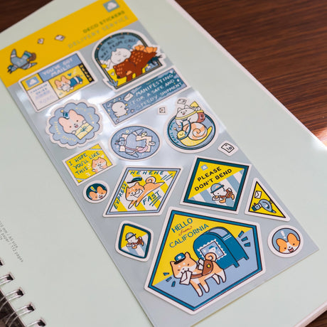 Cute decorative stickers for your journal and stationery collection!

Sticker Sheet: 6 x 3 inches
Sticker Sheet Package: 7 x 3 inches
