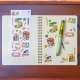 Cute decorative stickers for your journal and stationery collection!

Sticker Sheet: 6 x 3 inches
Sticker Sheet Package: 7 x 3 inches