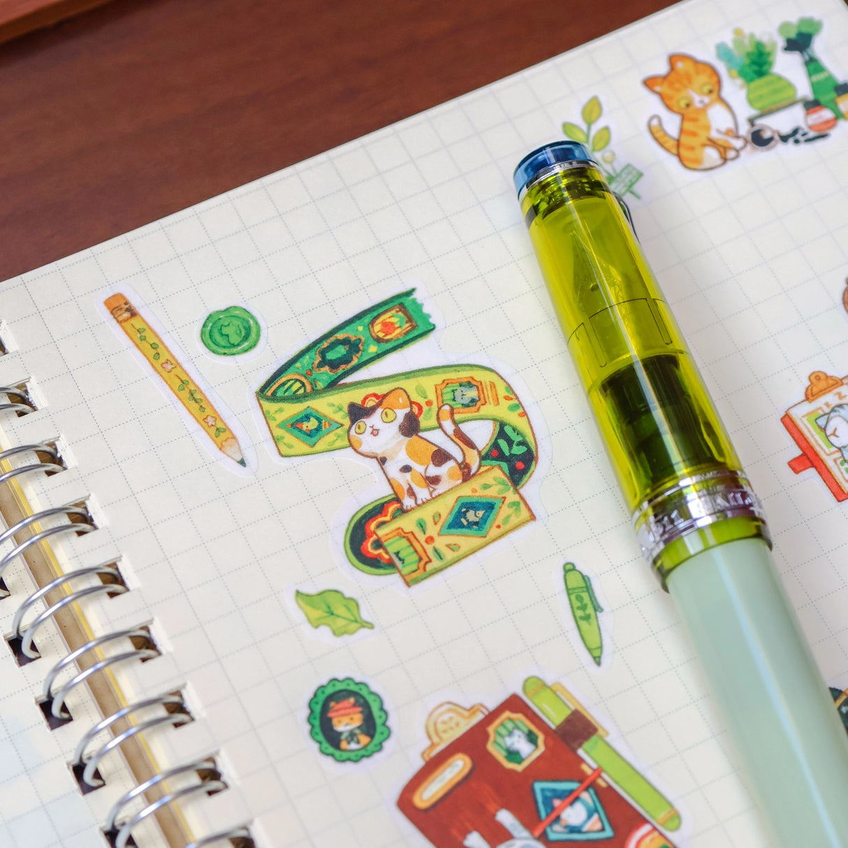 Cute decorative stickers for your journal and stationery collection!

Sticker Sheet: 6 x 3 inches
Sticker Sheet Package: 7 x 3 inches