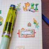 Cute decorative stickers for your journal and stationery collection!

Sticker Sheet: 6 x 3 inches
Sticker Sheet Package: 7 x 3 inches