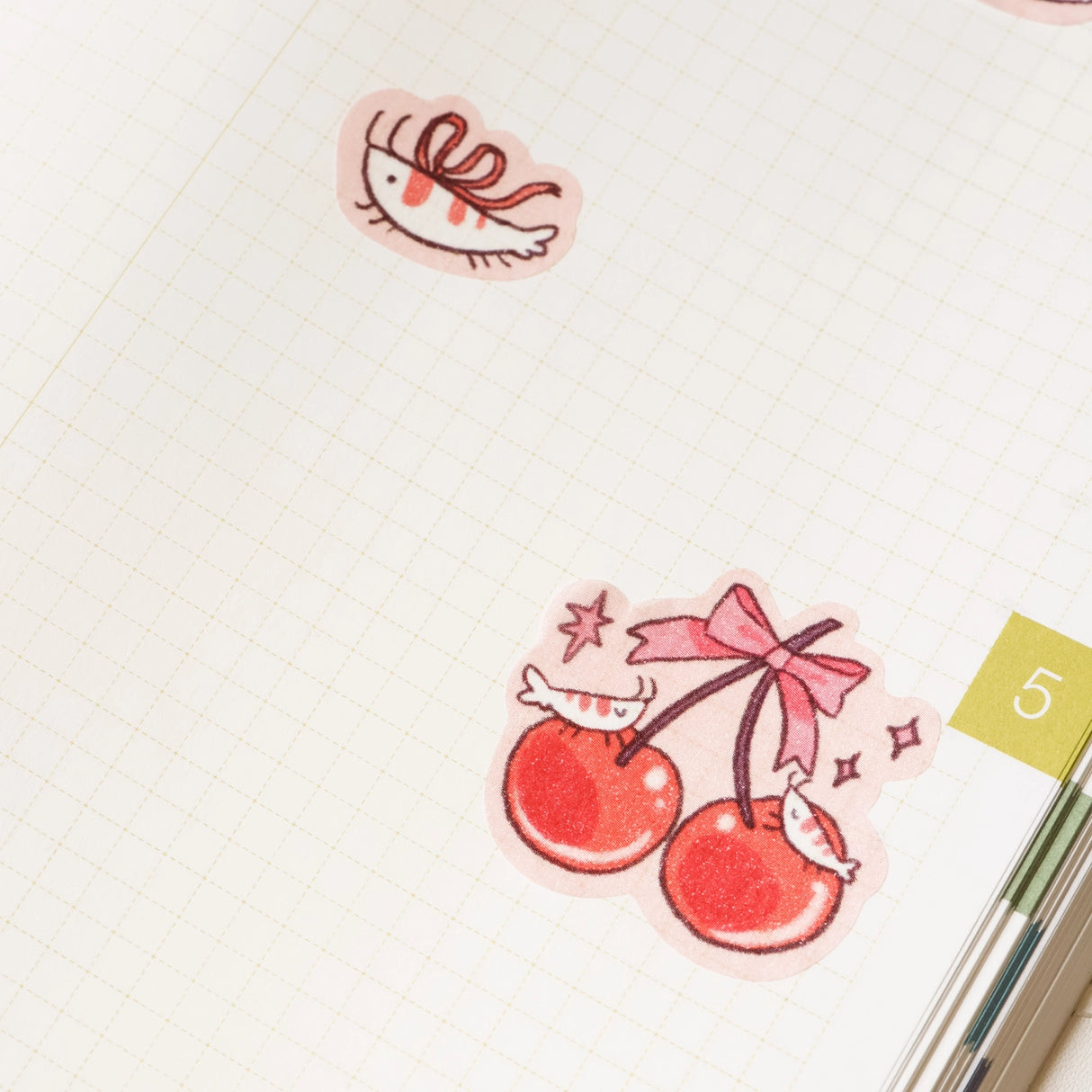 Cute decorative stickers for your journal and stationery collection!

Sticker Sheet: 6 x 3 inches
Sticker Sheet Package: 7 x 3 inches