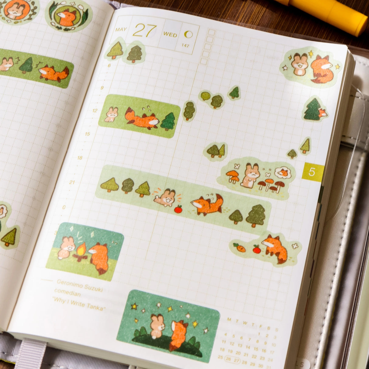 Cute decorative stickers for your journal and stationery collection!

Sticker Sheet: 6 x 3 inches
Sticker Sheet Package: 7 x 3 inches