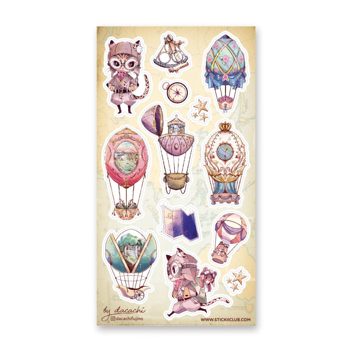 STICKII Tied To the Skies Sticker Sheet