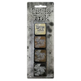 Tim Holtz® Mini Distress Ink Pads are a collection of 1 x 1 water-based dye inks. Like their larger counterpart, the Minis feature a raised felt pad with ink that is reactive with water and coordinates with the Distress palette of products. Each ink pad is stackable and fade resistant. Mini Ink Pads can be re-inked with matching Distress Ink Re-inker. Sold in both coordinating sets and individually.
