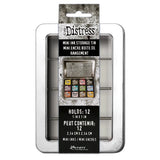 This portable container is the ideal storage solution for Mini Distress Ink pads. Each tin holds up to 12 Mini Distress Ink pads and includes a divider for easy accessibility (pads sold separately). Organize and transport your Minis easily. With an easy to see-through clear window, hinged lid and light weight, the Mini Distress Ink Storage Tin is the perfect answer to small storage solutions.