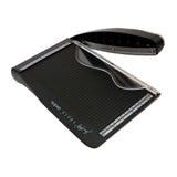 The Tim Holtz Deckle Torn Edge Trimmer gives your projects the perfect distressed deckle edge effect with maximum control and precision. Designed to provide effortlessly repeatable deckle effects, this new cutting tool from Tim Holtz and Tonic Studios is essential for any crafter looking to bring life to their next design. Combine with different papers and card stock for varying torn edge effects.