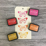 Tim Holtz Distress® Mini Archival Ink pads are waterproof, acid-free dye inks featuring the classic Distress color palette in the same fade resistant formula used in Ranger Archival Ink.