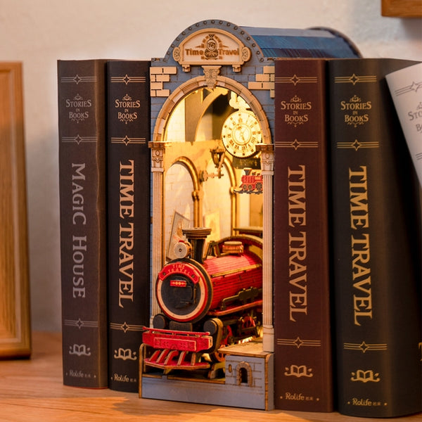 Time Travel Book Nook Kit DIY Miniature House