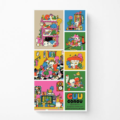 STICKII Tiny Friends, Big Adventures Sticker Sheet