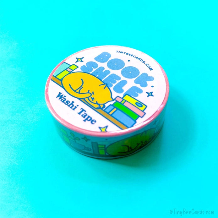 Tiny Bee Cards Bookshelf Washi Tape