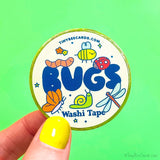 Tiny Bee Cards Bugs Washi Tape