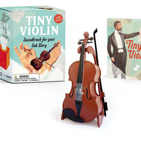 Drown out petty complaints with Tiny Violin! This kit includes everything you need to quell those crocodile tears: