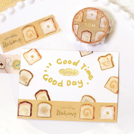 BGM Toast Every Day Washi Tape