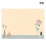 Tocorocomugi Flower Kitty Letter Set

We will deliver the unique daily life of Comugi animals that will make you feel warm and gentle.
A letter set that is conveniently sized and easy to gift to others.
You can enjoy plenty of illustrations with multiple letters and envelopes.