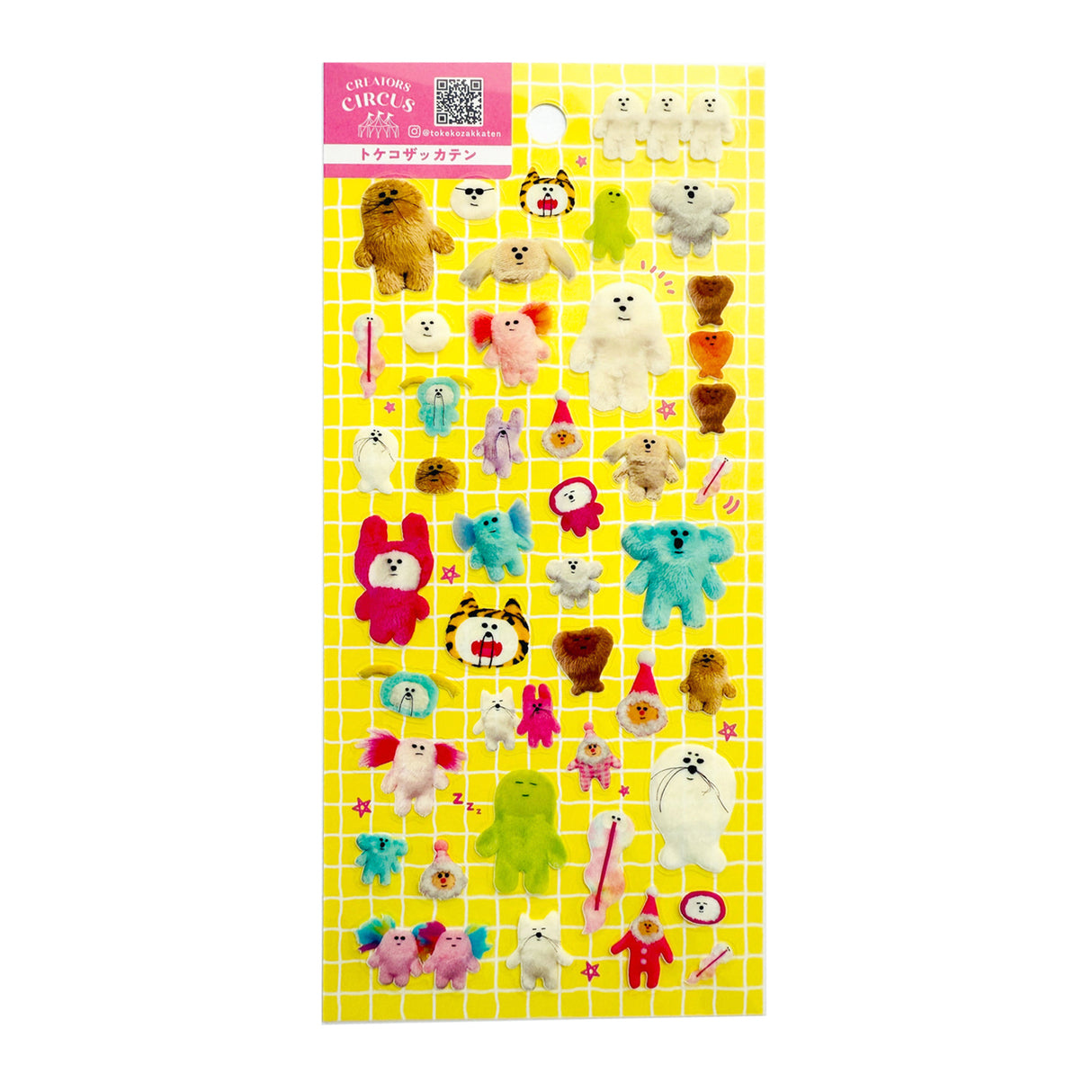Frontier Creators Circus Sticker Sheet - Tokekozakkaten