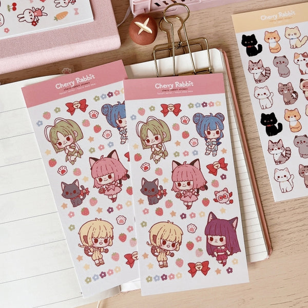 Cherry Rabbit Tokyo Mew Mew Washi Sticker Sheet