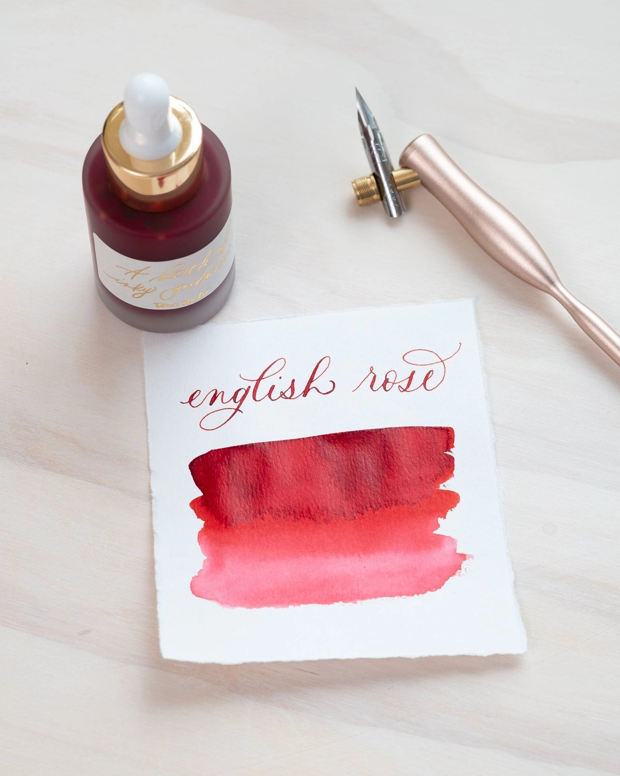 Tom's Studio - Calligraphy Ink - English Rose