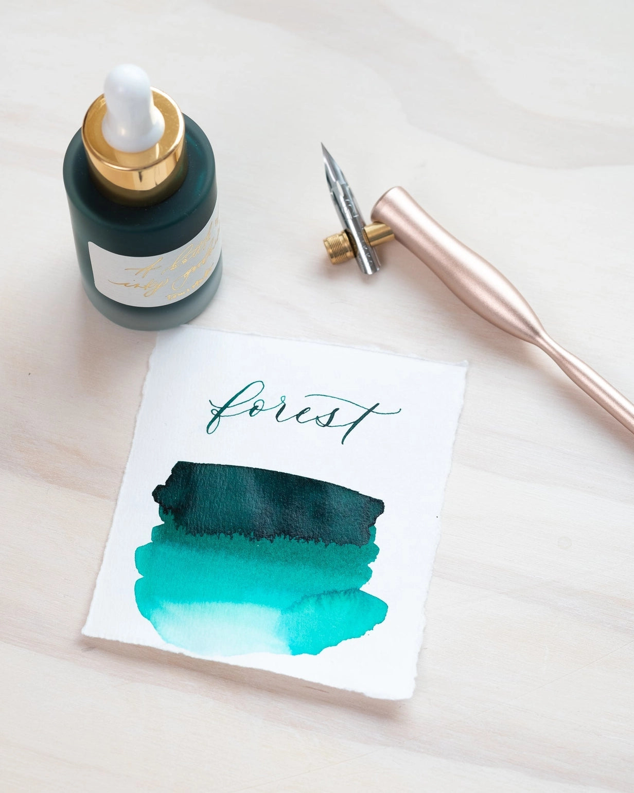 Tom's Studio - Calligraphy Ink - Forest Green