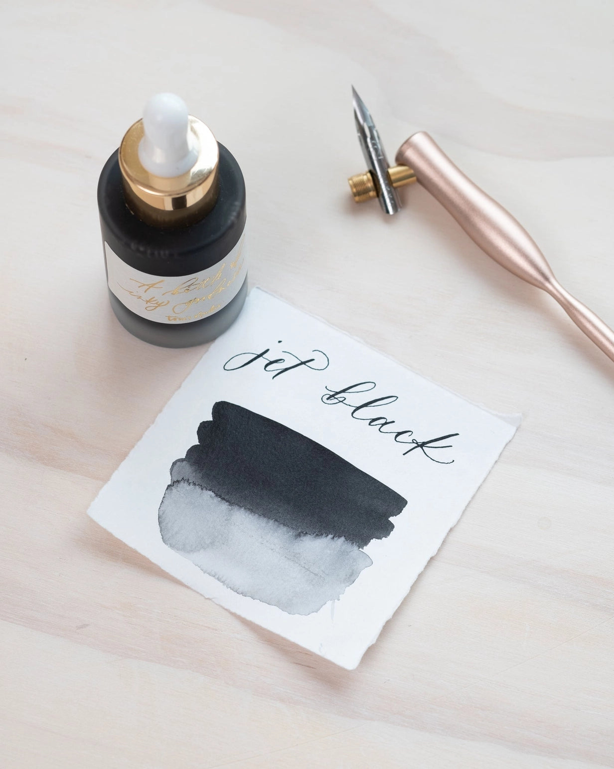 Tom's Studio - Calligraphy Ink - Jet Black