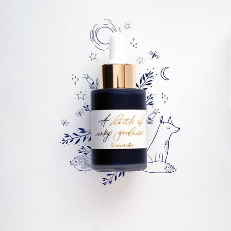 These acrylic inks truly are a celebration of Inky Goodness. Made in the UK and designed for smooth flow and rich color, perfect for calligraphy and illustration.

Recyclable glass bottle adorned with gold foiled paper label
Bottle comes with a handy pipette, making application easy
Lightfast, permanent and water resistant
Holds 30 ml of ink
Suitable for use with calligraphy and dip pens

Good to Know:

Not compatible with fountain pens or the Lumos Pro/Mini.
Shake well before use.