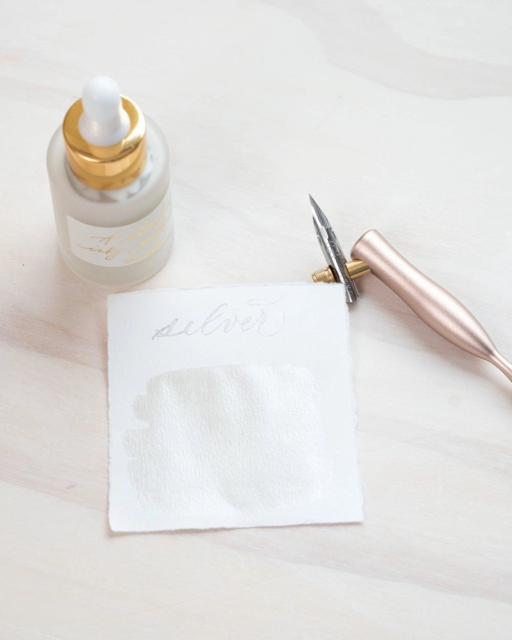 Tom's Studio - Calligraphy Ink - Silver