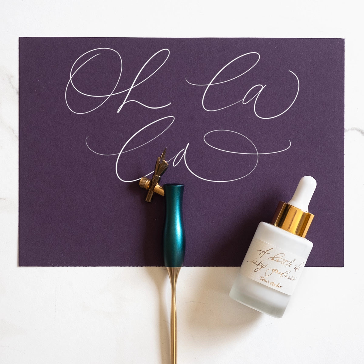 Tom's Studio - Flourish Calligraphy Pen - Oblique Lilac