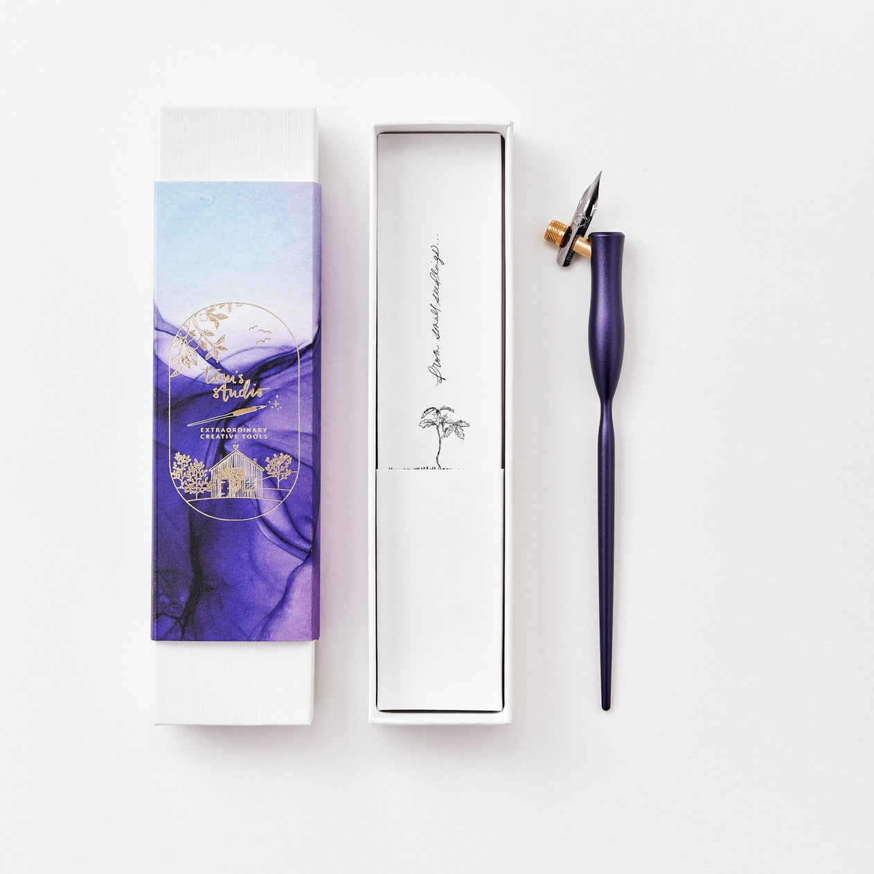 Tom's Studio - Flourish Calligraphy Pen - Oblique Iris
