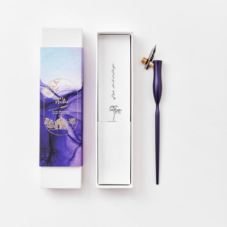 Tom's Studio - Flourish Calligraphy Pen - Oblique Lilac