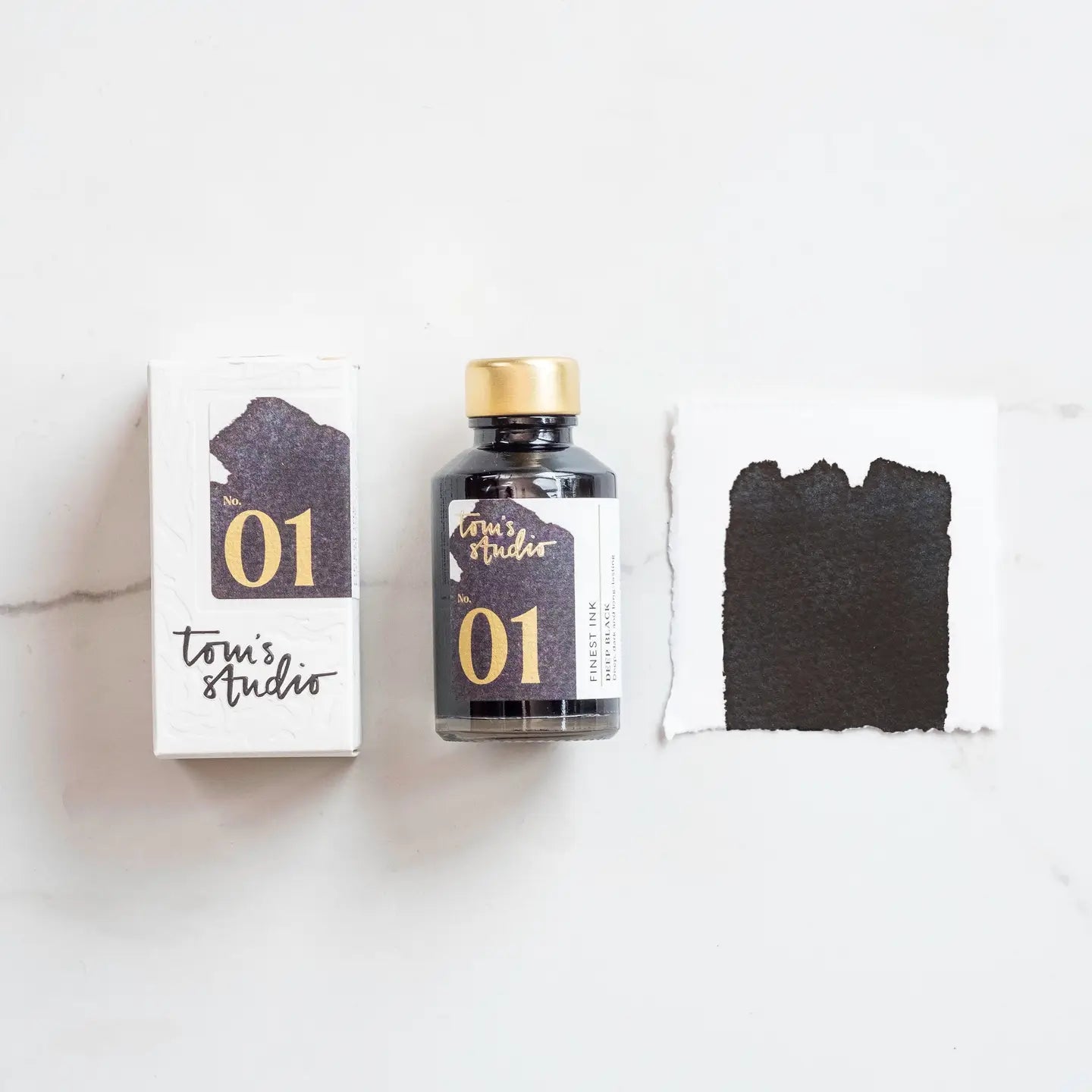 Tom's Studio - Fountain Pen Ink - Deep Black