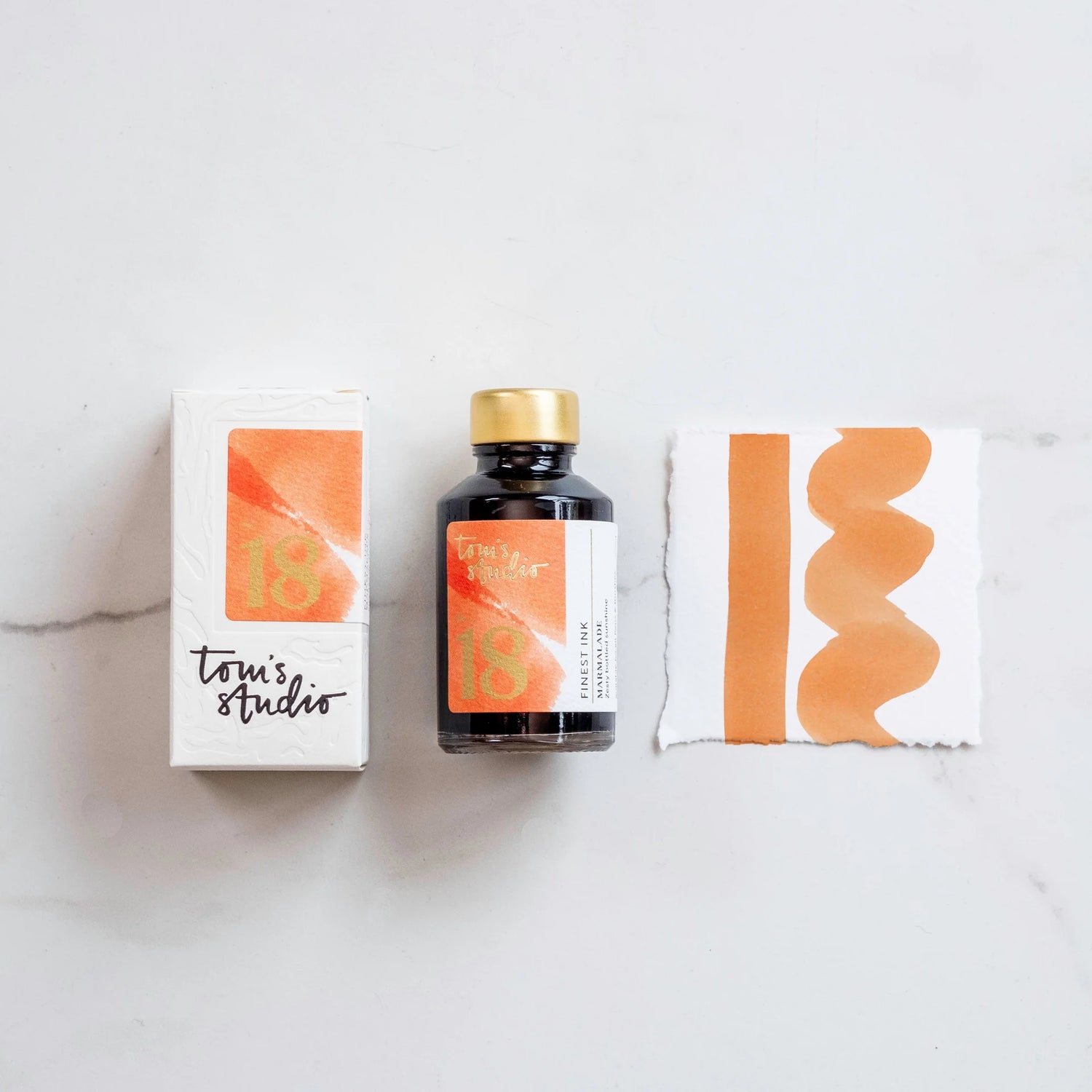 Tom's Studio - Fountain Pen Ink - Marmalade