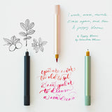 A Mini Pen for Your Big Ideas

The Lumos Mini is a beautiful and infinitely refillable fineliner, writing, and brush pen, including 9 professional artist's tips and 2 writing tips, all in a compact, pocket-friendly package.