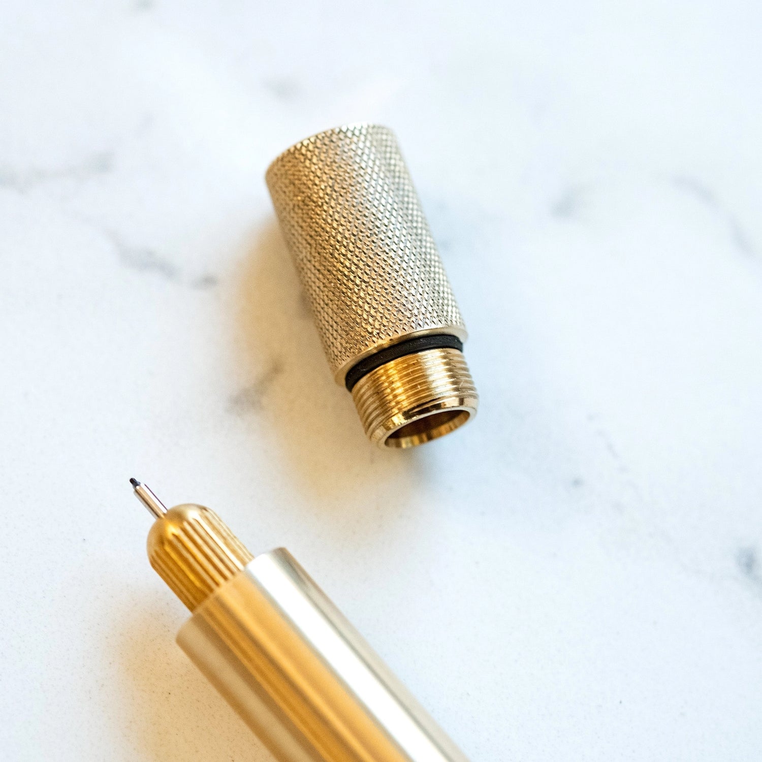 Tom's Studio - Lumos Mini Refillable Pen - Brass

A Mini Pen for Your Big Ideas

Introducing the Lumos Brass: Special Edition, where exceptional British craftsmanship meets iconic design. Infinitely refillable fineliner, writing, and brush pen, including 11 interchangeable tips. Tom designed the Lumos as an answer to disposable pens. One of the biggest culprits is the humble biro, of which the unfathomable number of 100 Billion now reside in landfill!