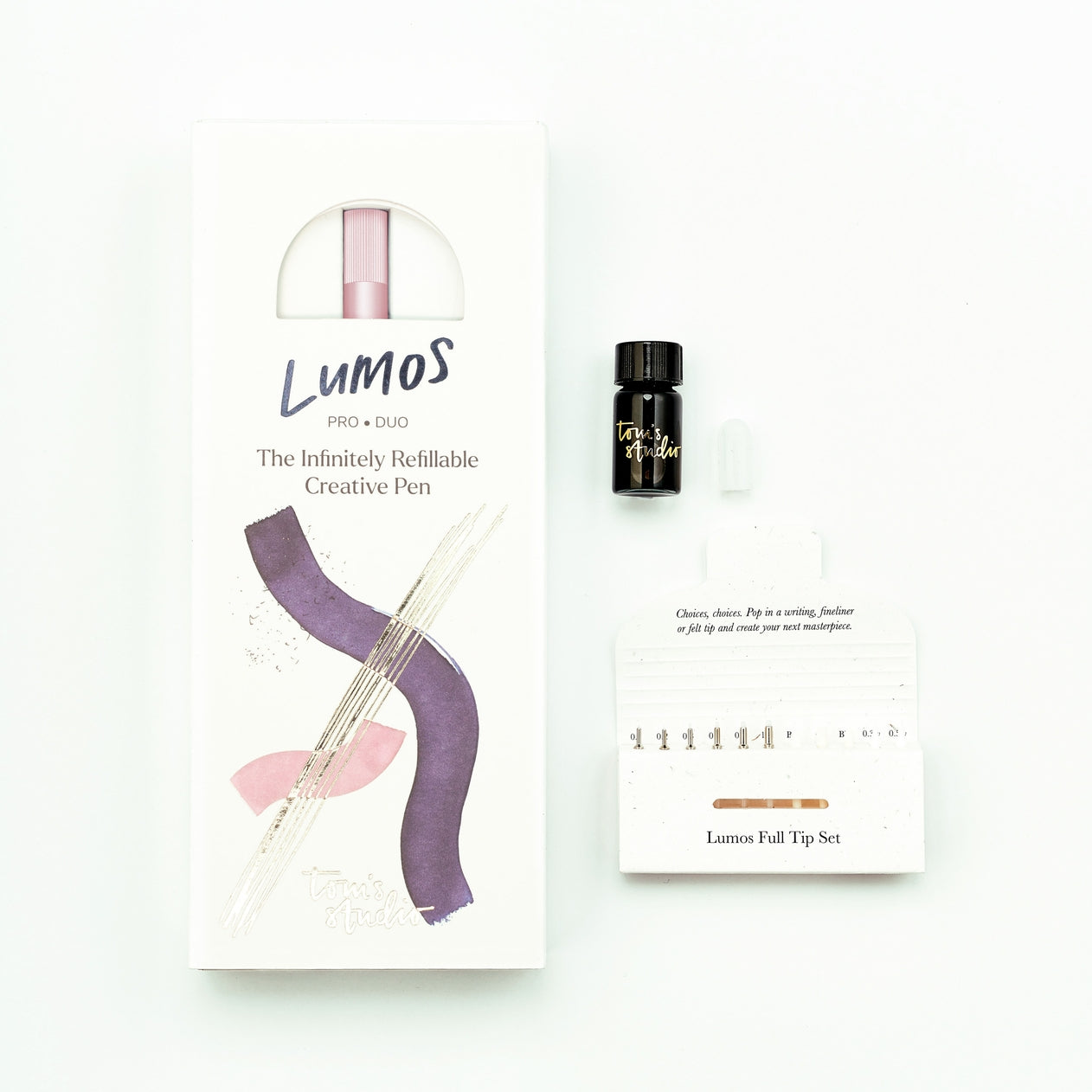 Tom's Studio - Lumos Pro Duo Refillable Pen - Blush