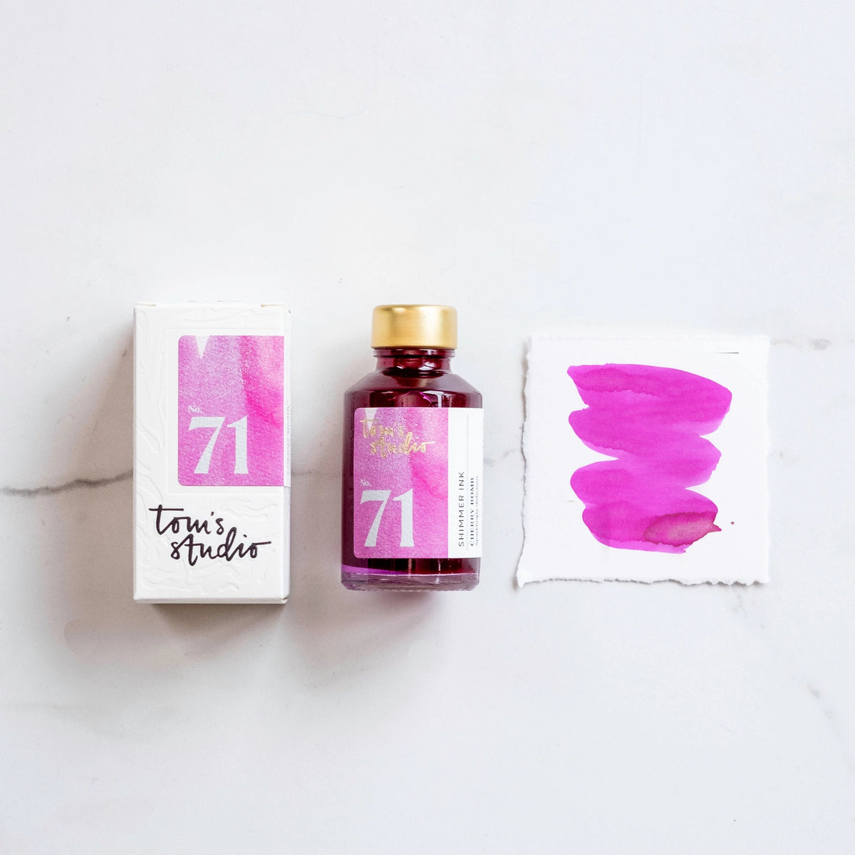Tom's Studio - Shimmer Ink - Cherry Bomb – Little Craft Place