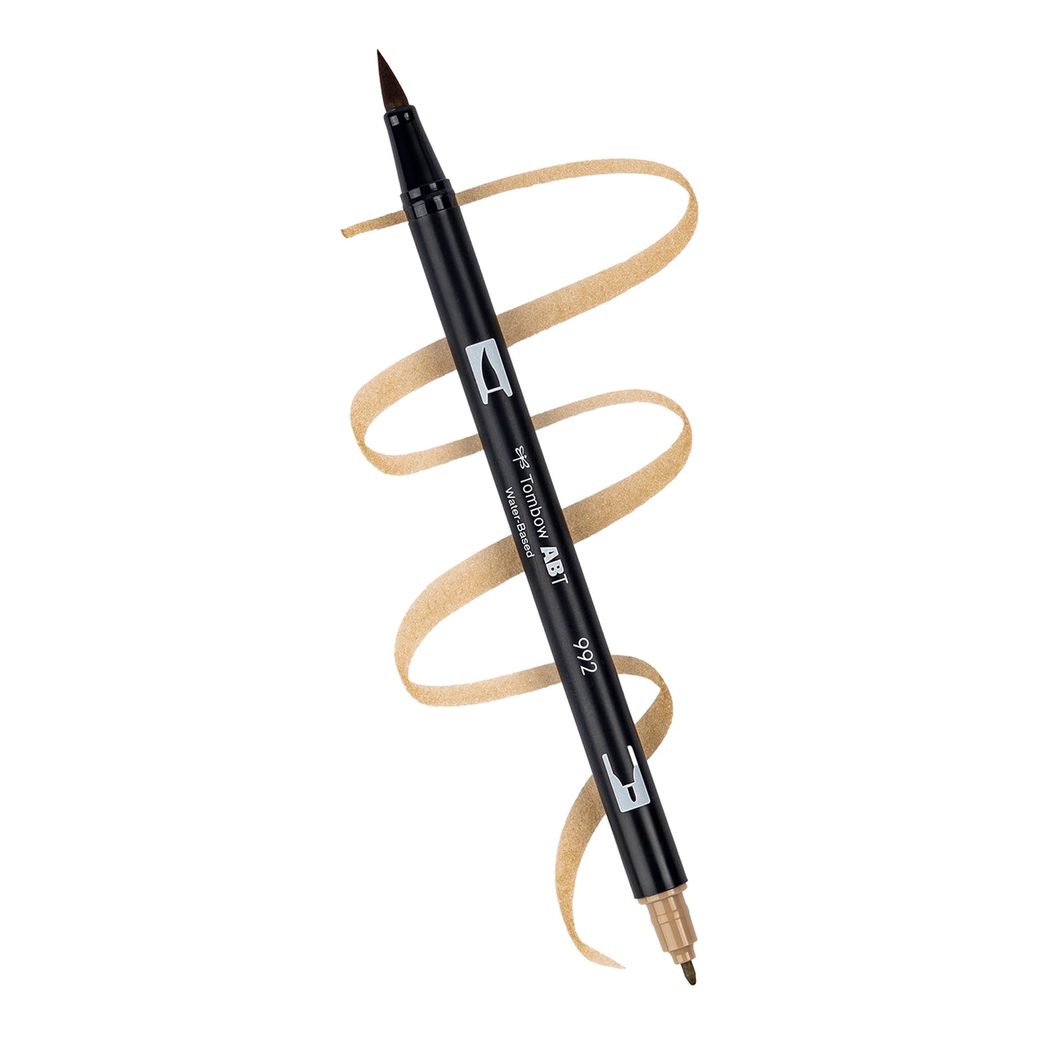 Tombow Dual brush-969 – Pennarello Doppia Punta Pennello, colore: marrone Tombow Dual brush-969 – Pennarello Doppia Punta Pennello, colore: marrone