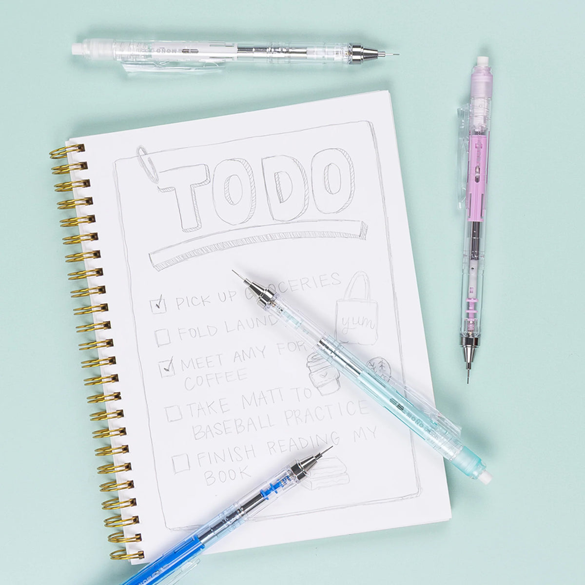 The MONO graph features a clear tip with drafting specifications to enable smooth, precise writing. It also has a long holder eraser and a mechanism that advances the lead when the pencil is shaken, making it a great asset in learning and testing scenarios. It has also won the 2014 Good Design Award and the 2016 reddot design award.