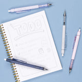 The MONO graph features a clear tip with drafting specifications to enable smooth, precise writing. It also has a long holder eraser and a mechanism that advances the lead when the pencil is shaken, making it a great asset in learning and testing scenarios. It has also won the 2014 Good Design Award and the 2016 reddot design award.