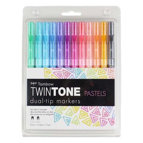 Double-sided marker creates thick or thin lines with two tip choices – broad bullet tip for bold lines or extra-fine tip for detailed, precise lines. Perfect for color-coding and decorating planners, journals, and notebooks. Create fun doodling and lettering styles with a choice of 36 colors. Water-based ink doesn’t bleed through most papers. Durable fiber point tips are long-lasting and maintain shape after use.