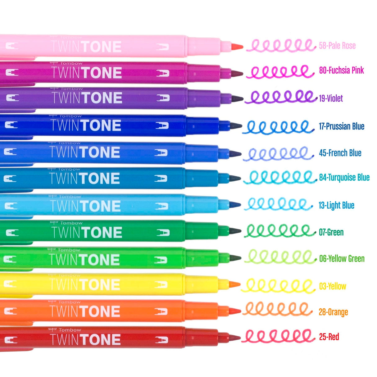 Double-sided marker creates thick or thin lines with two tip choices – broad bullet tip for bold lines or extra-fine tip for detailed, precise lines. Perfect for color-coding and decorating planners, journals and notebooks. Create fun doodling and lettering styles with a choice of 36 colors. Water-based ink doesn’t bleed through most papers. Durable fiber point tips are long lasting and maintain shape after use.&nbsp;