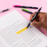 Make your notes pop with Tombow’s Creative Notetaking Kit. Whether you’re writing traditional notes, sketch noting, mind mapping, or creating in your planner or journal, this kit has everything you need for bright, colorful notes. Easily draw, write and highlight with coordinating colors to keep your notes organized.