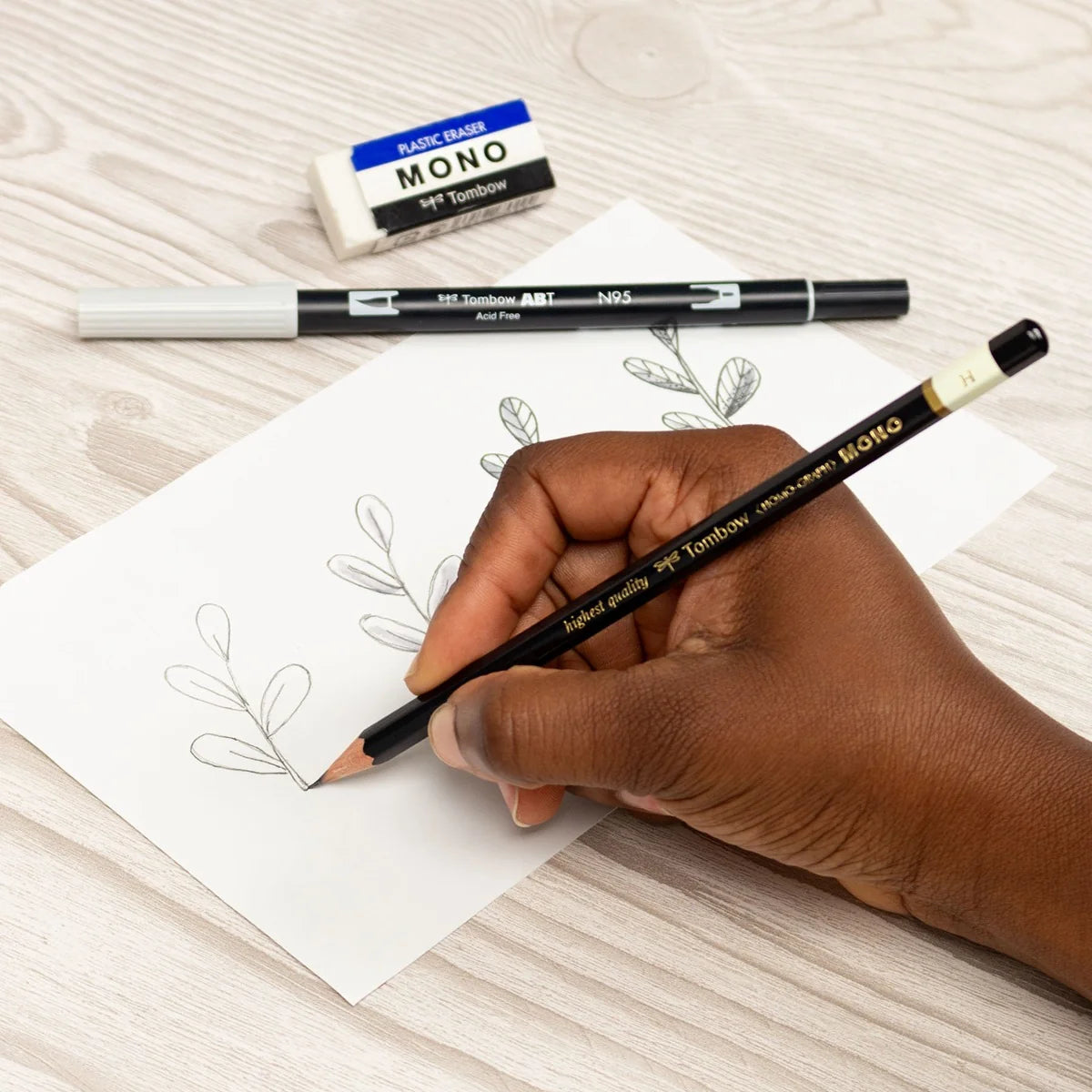 Tombow Illustration Set includes all the tools you need to create pen & ink drawings, sketches and illustrations. Contains instructional guide with helpful tips on basic drawing techniques, layering, value and composition.