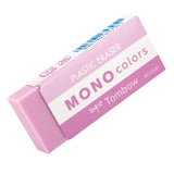 Meet the eraser you’ll actually want to keep on your desk. MONO Eraser Colors brings a fresh, modern color lineup that looks great in your pencil case, planner pouch, or workspace.

Engineered for smooth, clean corrections, medium size eraser is easy to hold and ready for daily use. Whether you’re fixing a quick math problem, refining a sketch, or keeping your notes neat, MONO Eraser Colors help you erase with confidence and keep your page looking clean with the same superior erasing quality as the original
